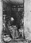 James Abbott Mcneill Whistler Famous Paintings - La Vielle aux loques